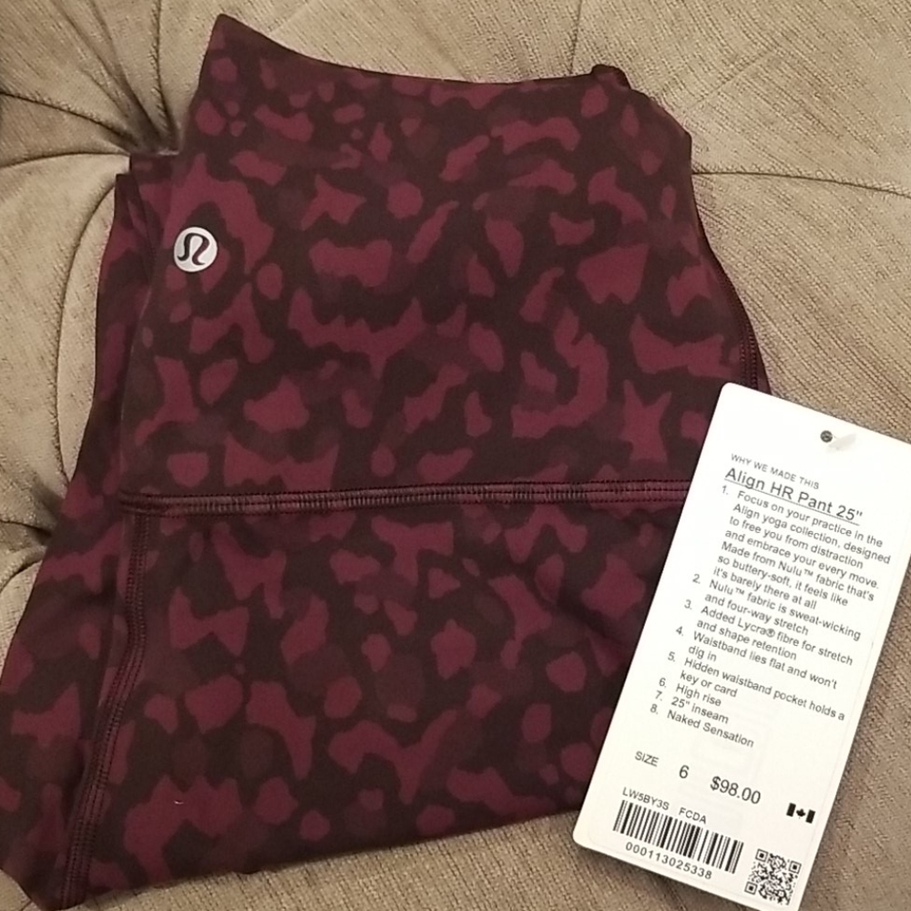 Align 25" high rise pant
